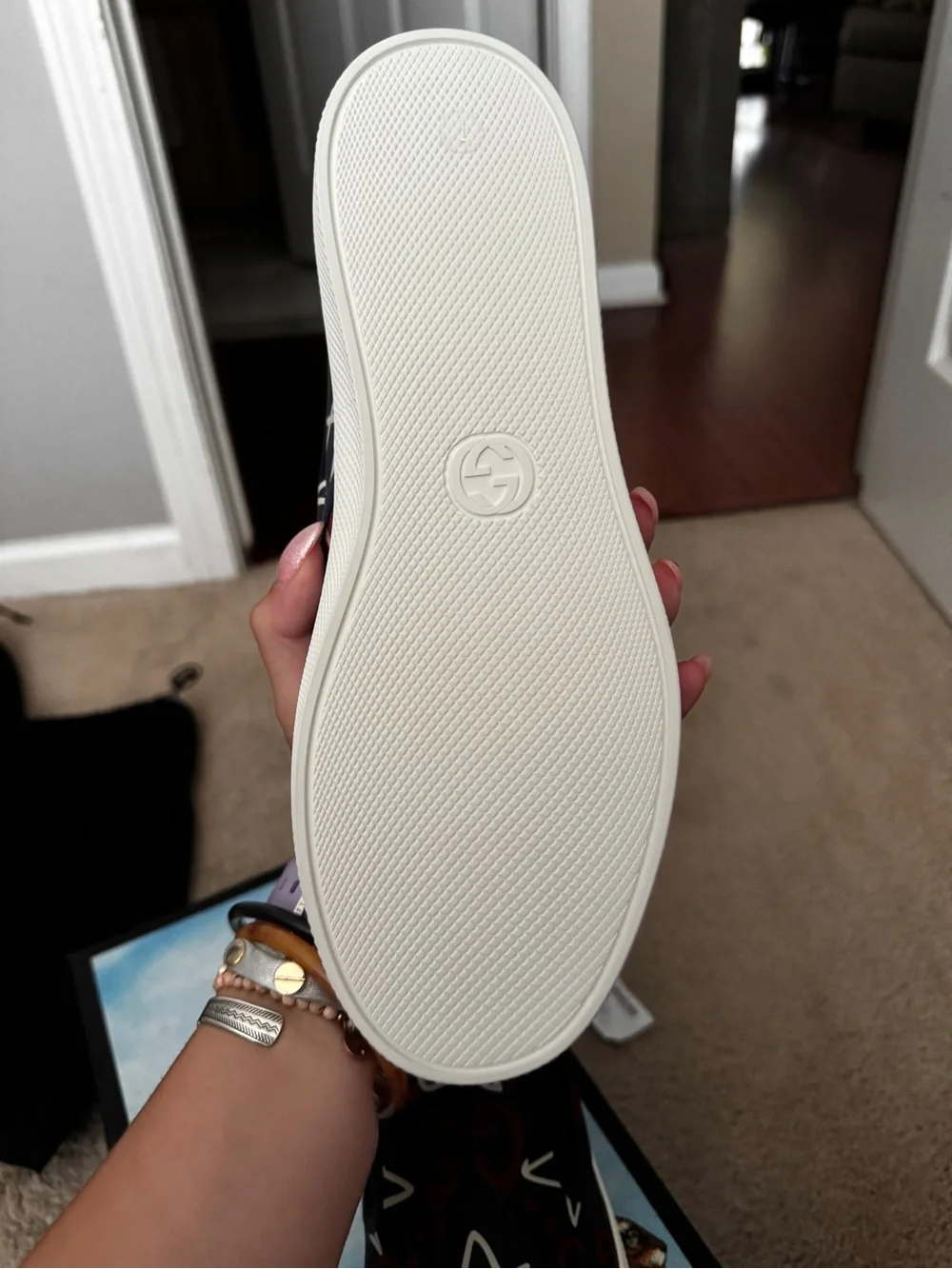 Gucci Ghost men’s slip on shoes